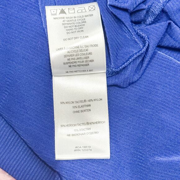 Lolé Blue 4-Way Stretch Active Racerback Dress - XS - Picture 9 of 10